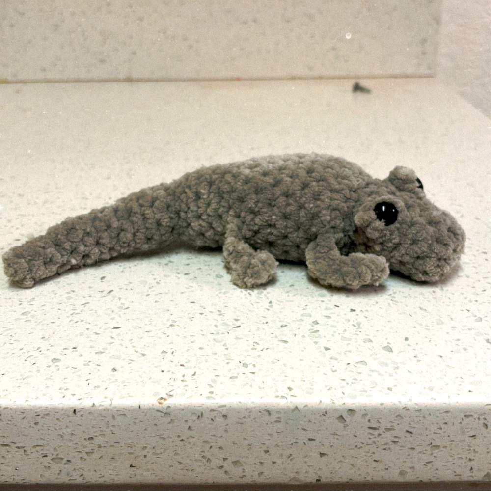 Crochet alligator